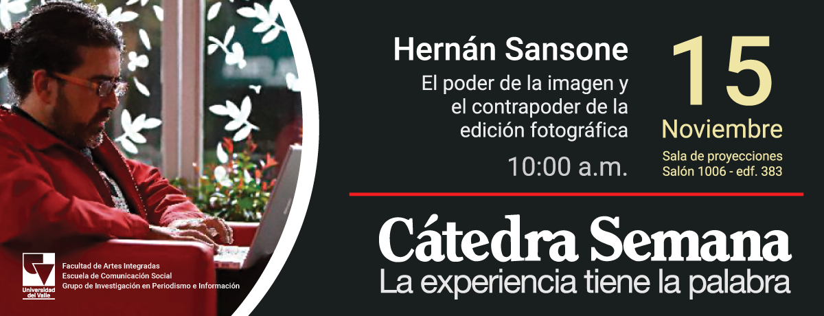 afiche CÁTEDRA SEMANA - Hernan Sansone