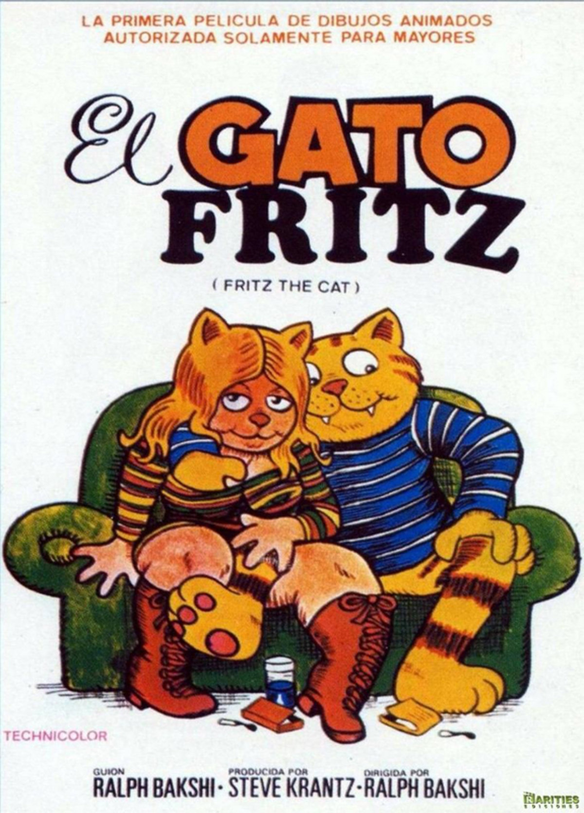 afiche de EL GATO FRITZ 