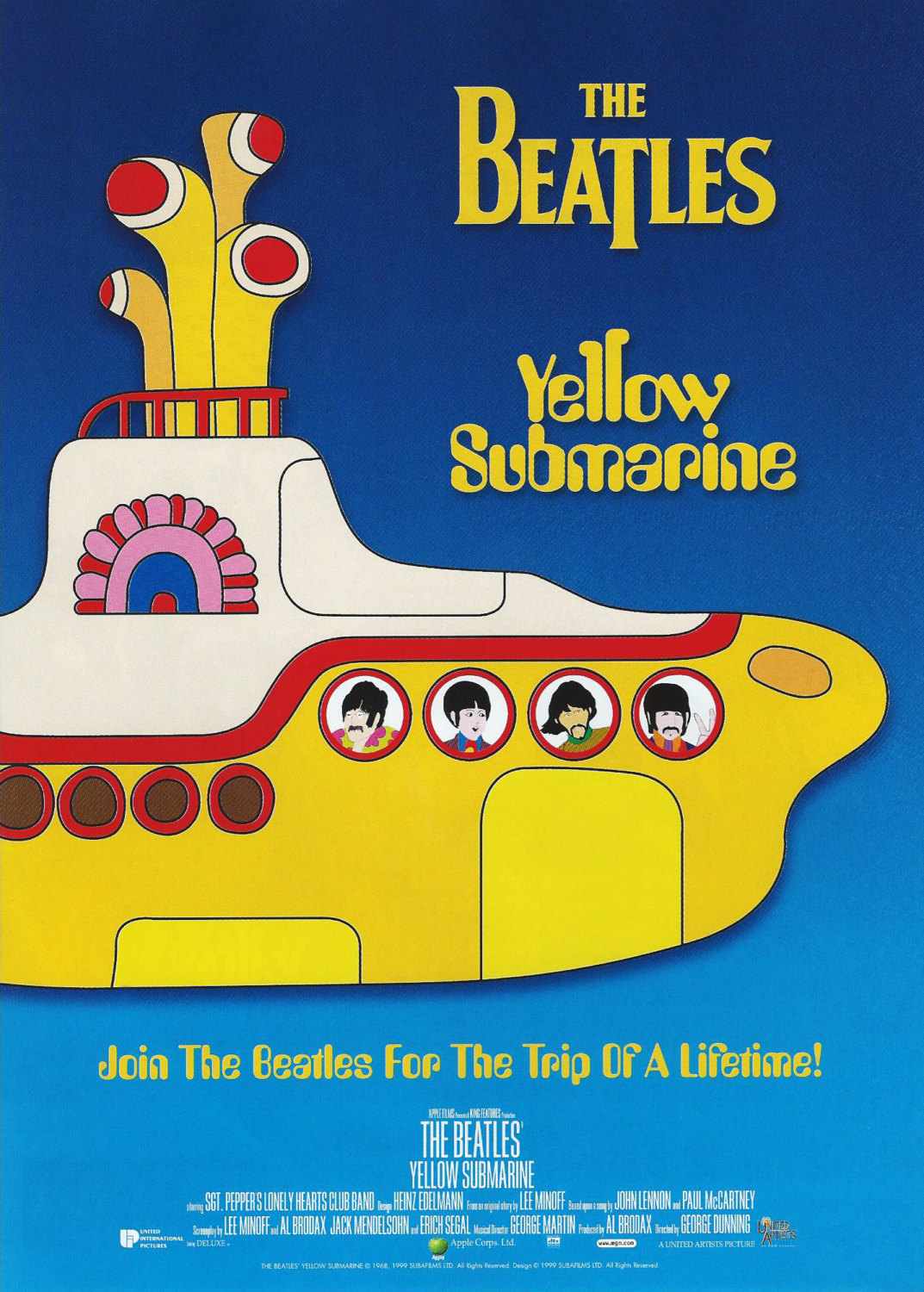 afiche de YELLOW SUBMARINE