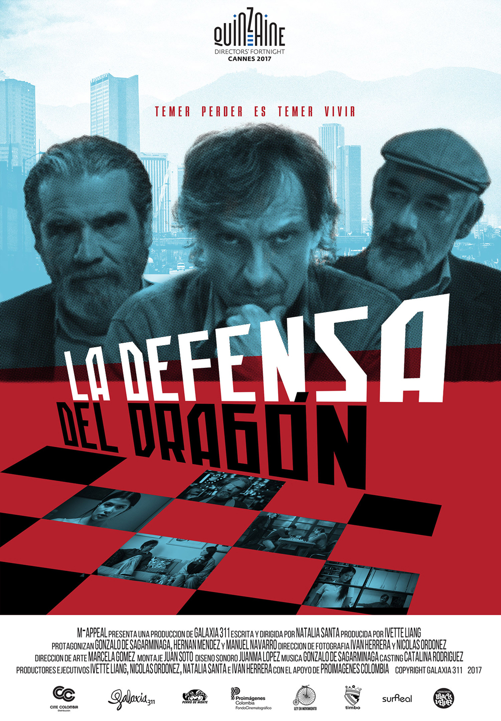 afiche de LA DEFENSA DEL DRAGÓN