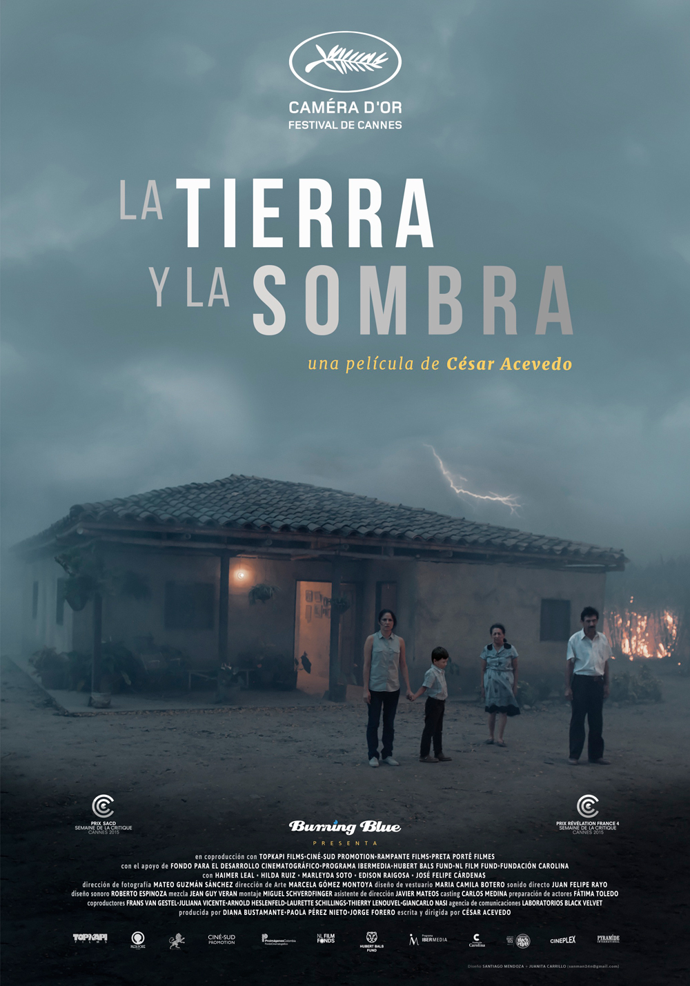 afiche de LA TIERRA Y LA SOMBRA