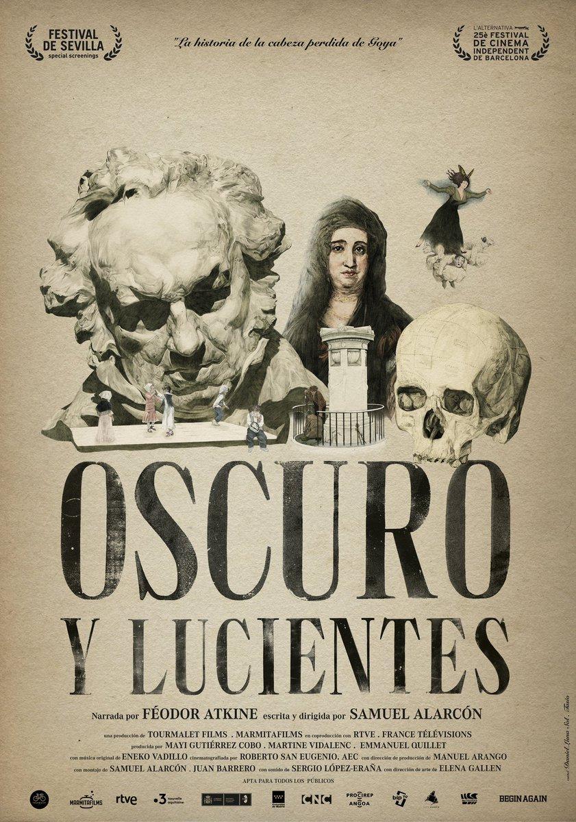afiche de OSCURO Y LUCIENTES