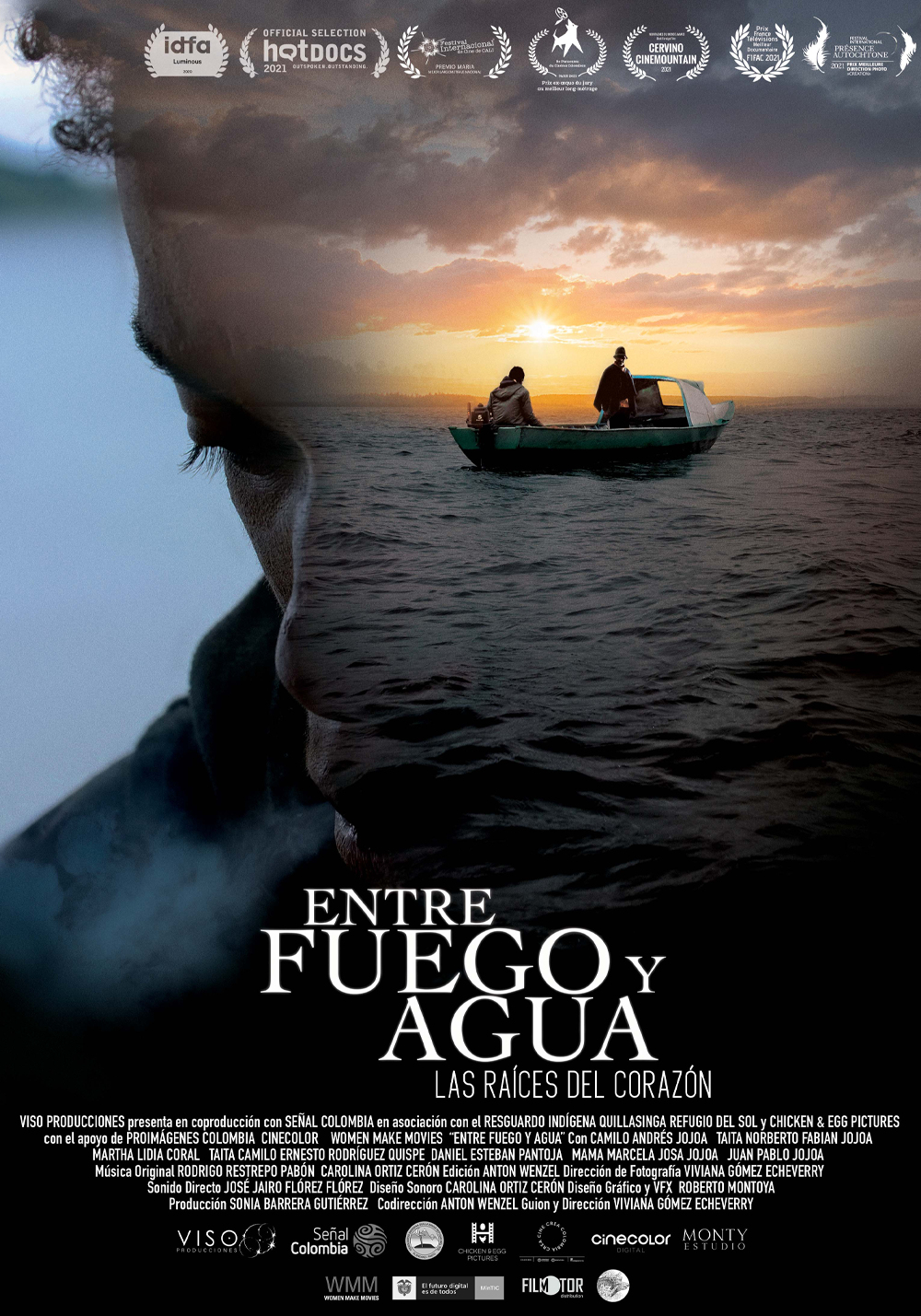 afiche de ENTRE FUEGO Y AGUA