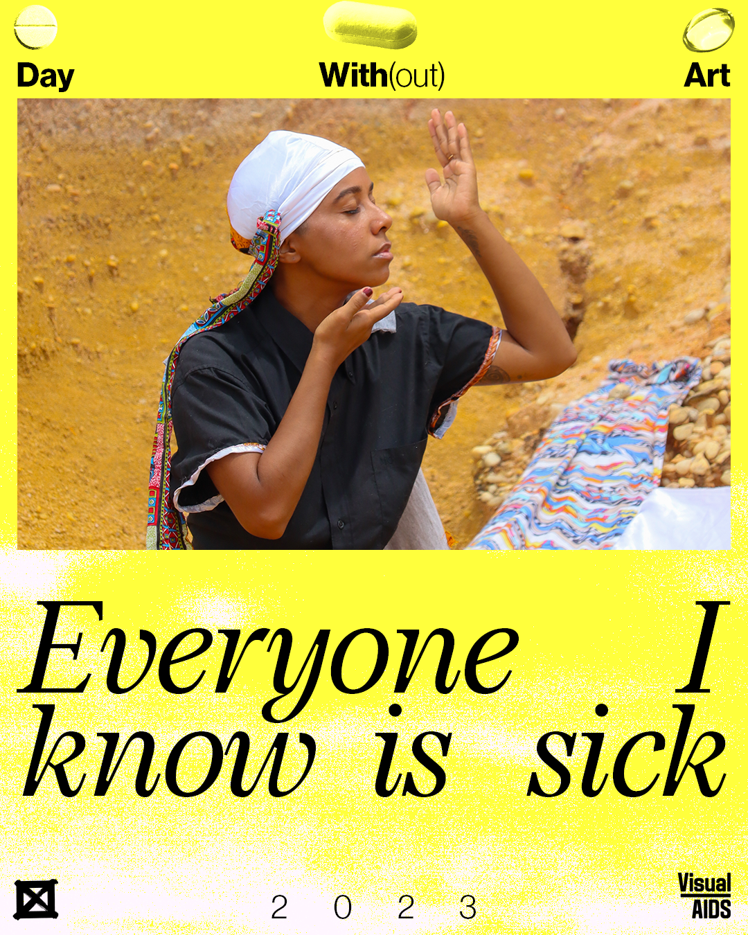 AFICHE DE DAY WITH(OUT) ART 2023