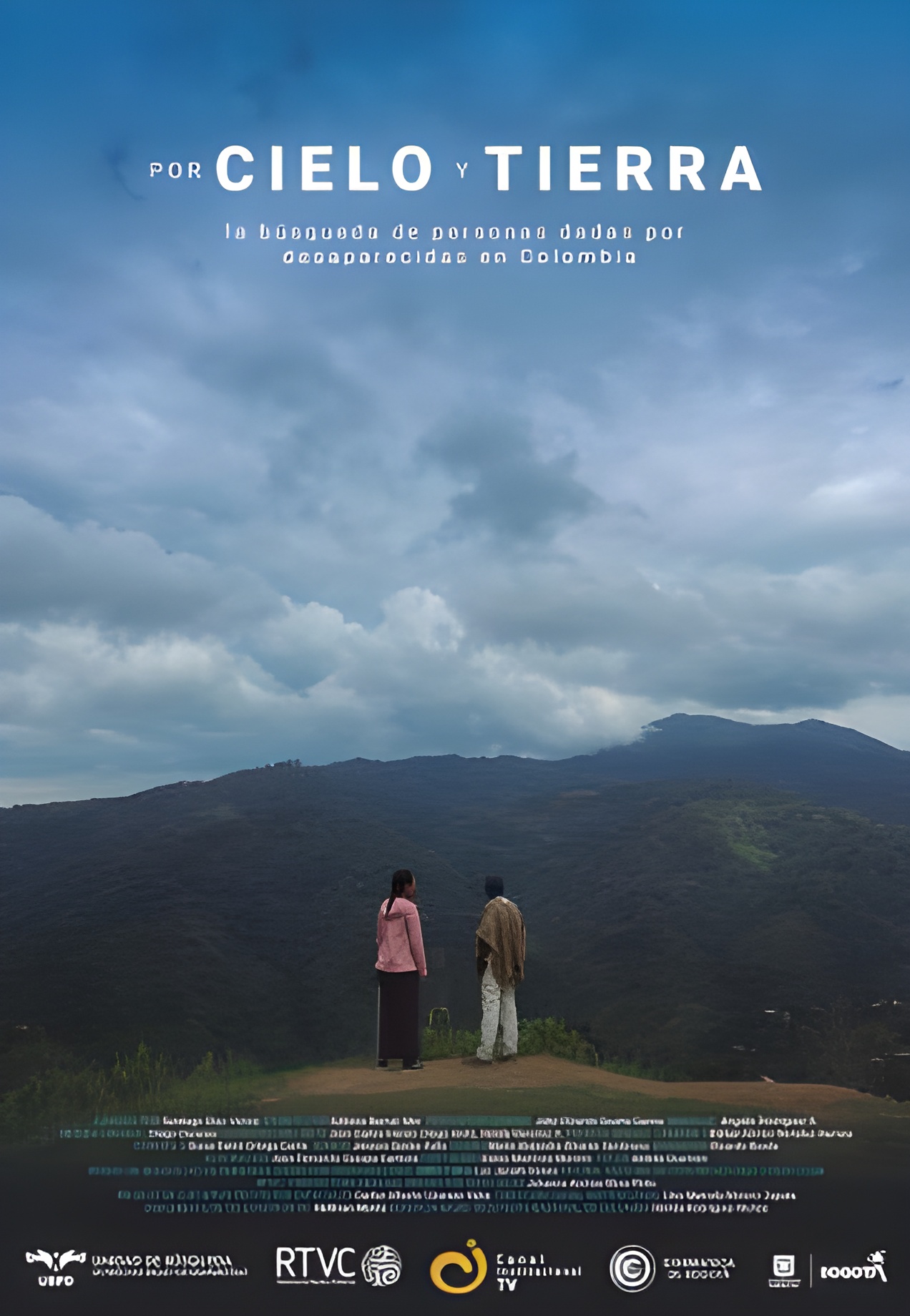 afiche de POR CIELO Y TIERRA