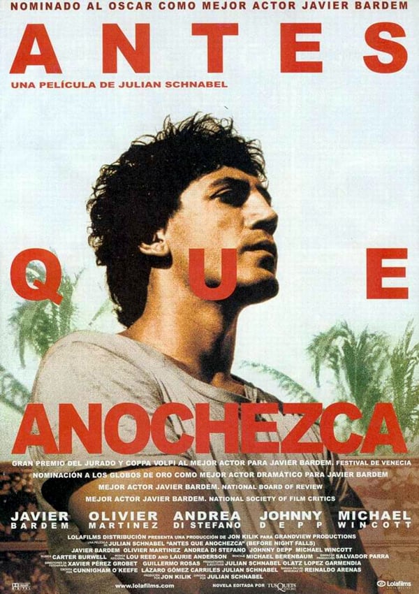 afiche de ANTES QUE ANOCHEZCA