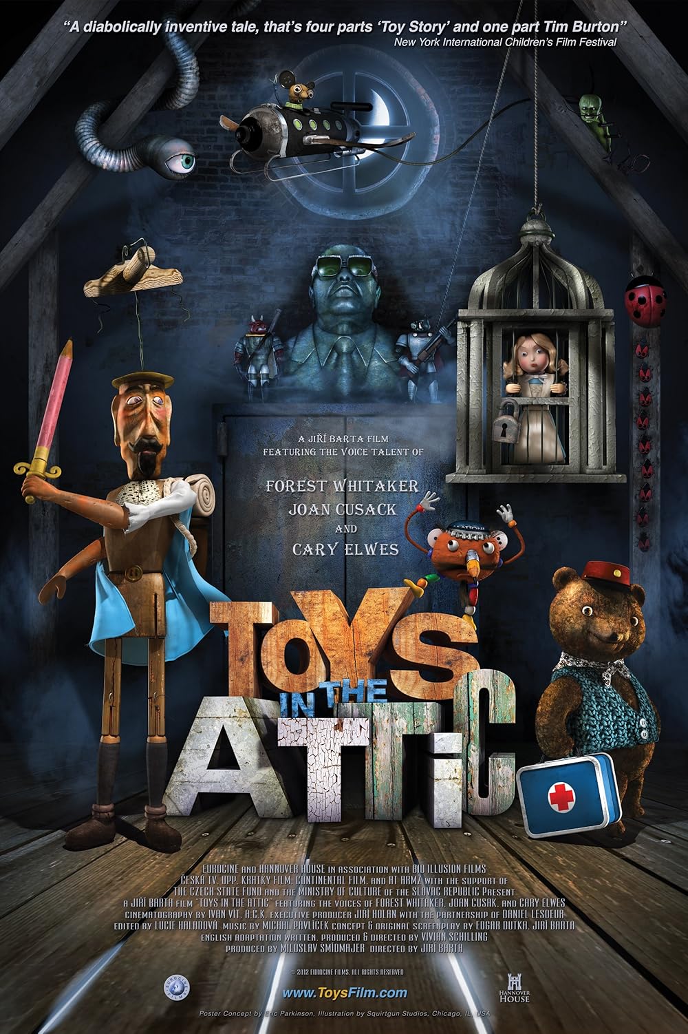 afiche de TOYS IN THE ATTIC