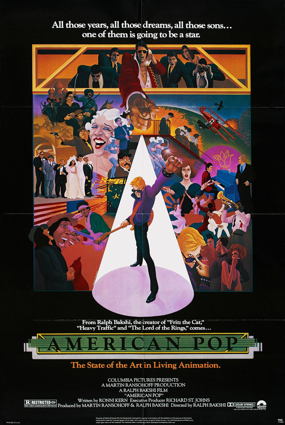 afiche de AMERICAN POP