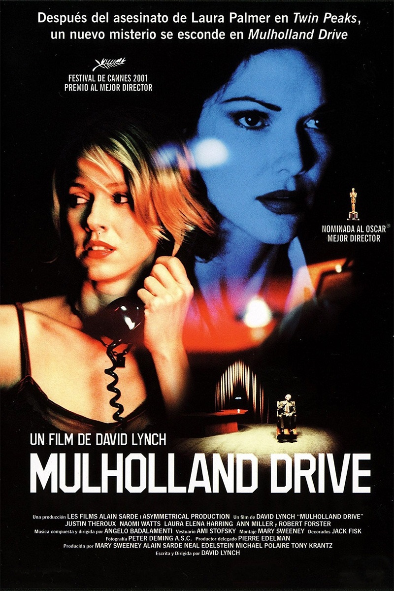 afiche de MULHOLLAND DRIVE
