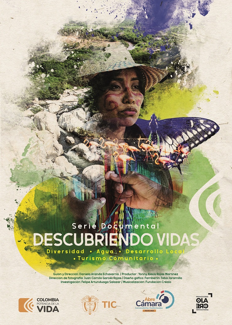 afiche de Serie documental DESCUBRIENDO VIDAS