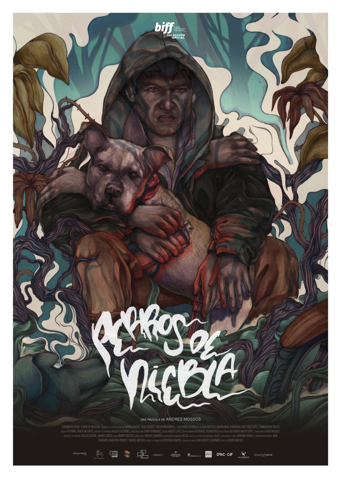 afiche PERROS DE NIEBLA