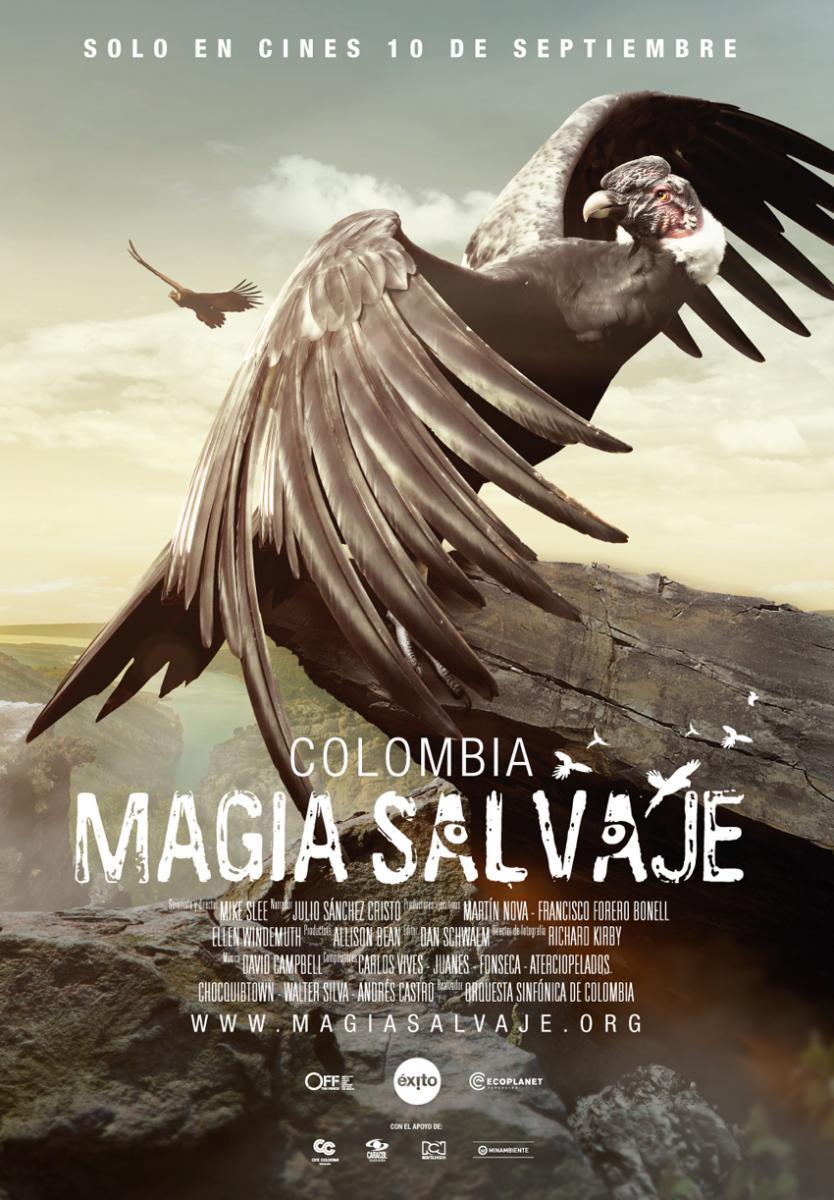 afiche de COLOMBIA MAGIA SALVAJE