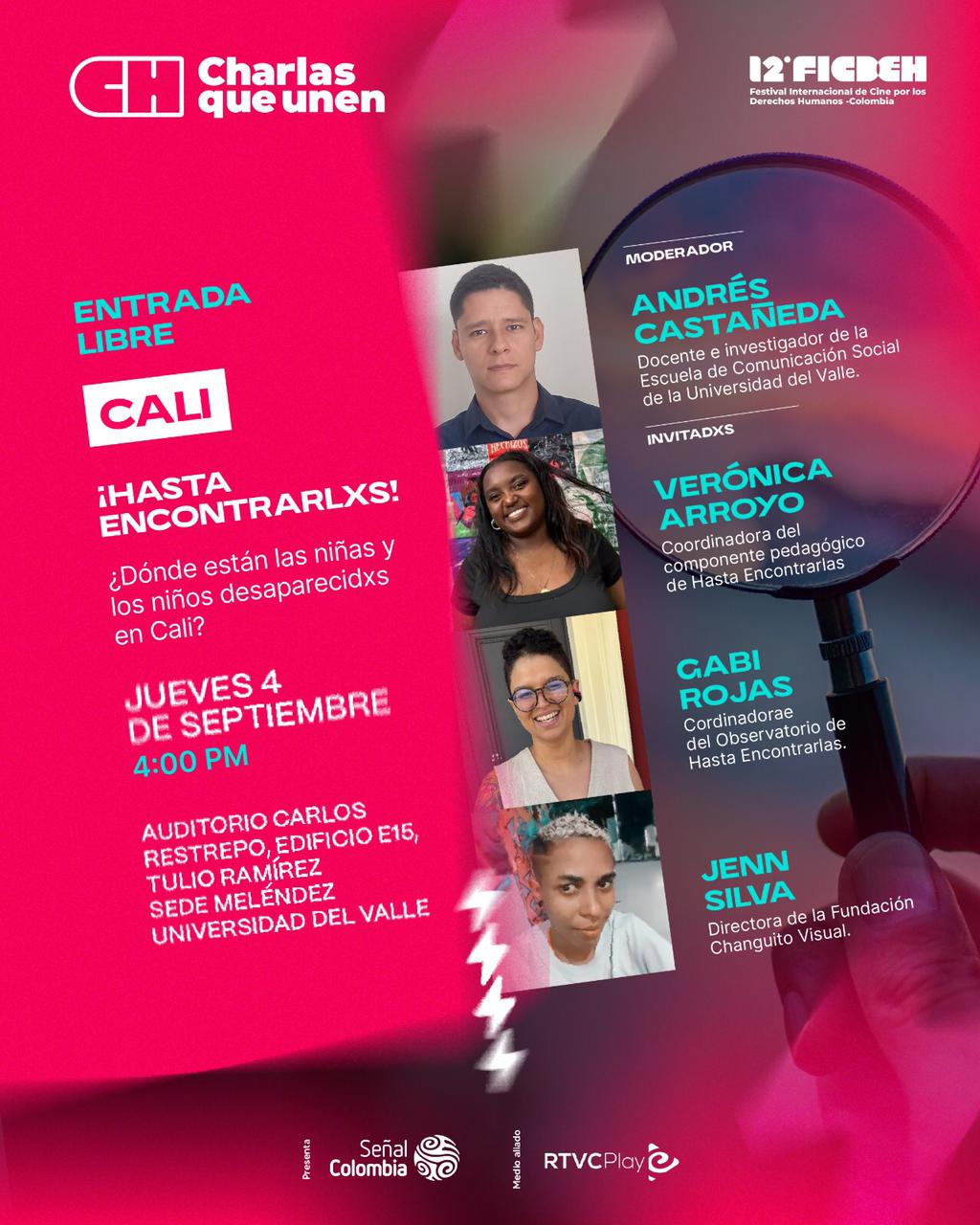 afiche de CHARLAS QUE UNEN