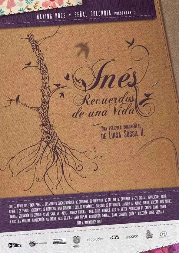afiche de INÉS, RECUERDOS DE UNA VIDA