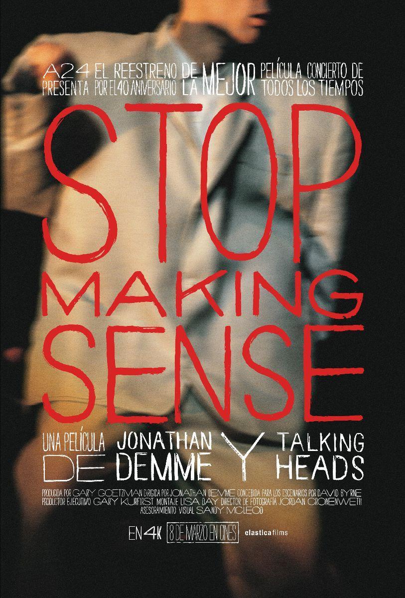 afiche de STOP MAKING SENSE