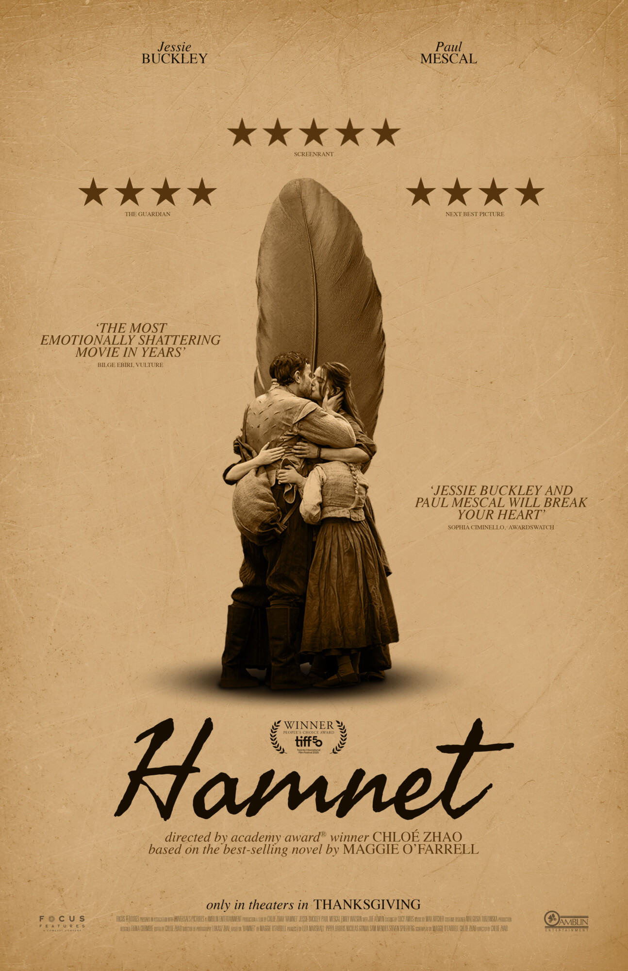 afiche de HAMNET